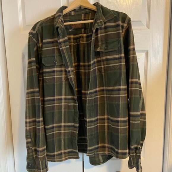 Orvis heavy flannel Shacket Size L - Picture 1 of 6